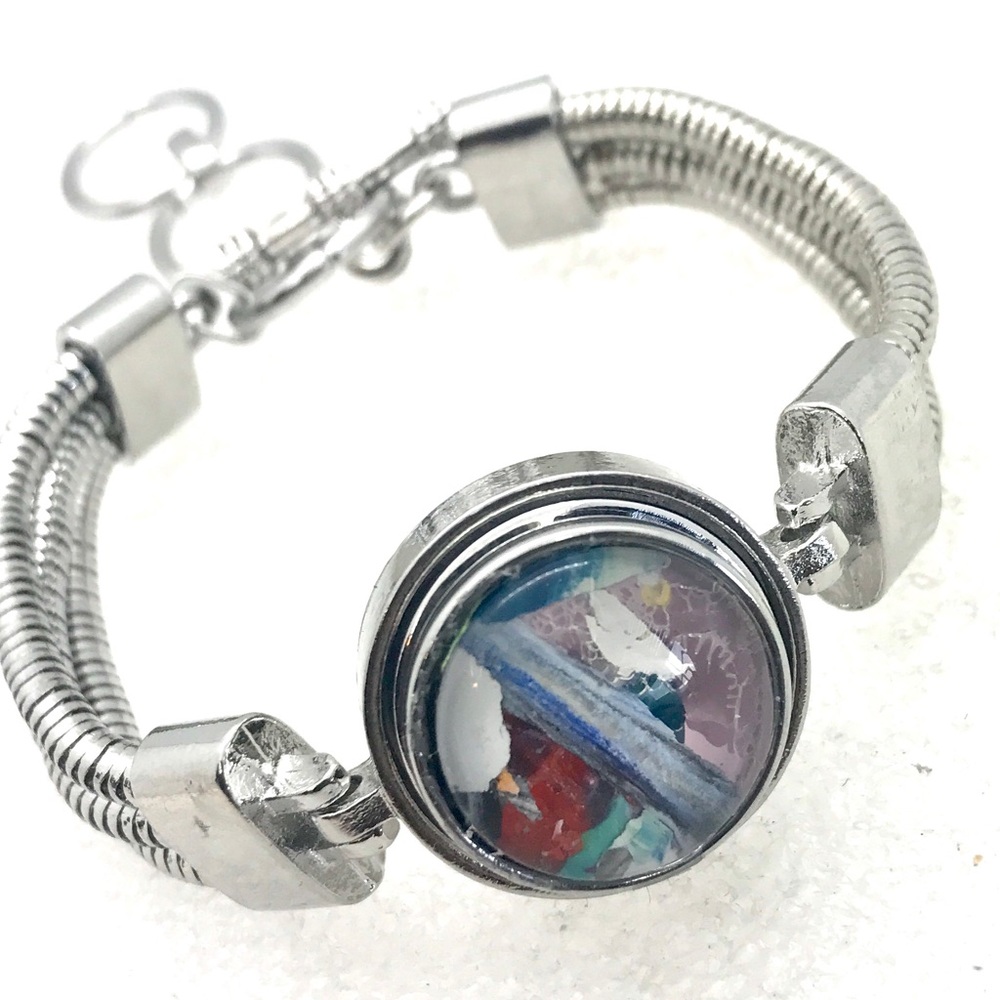 Snap bracelet with Handmade 20mm snap SB20